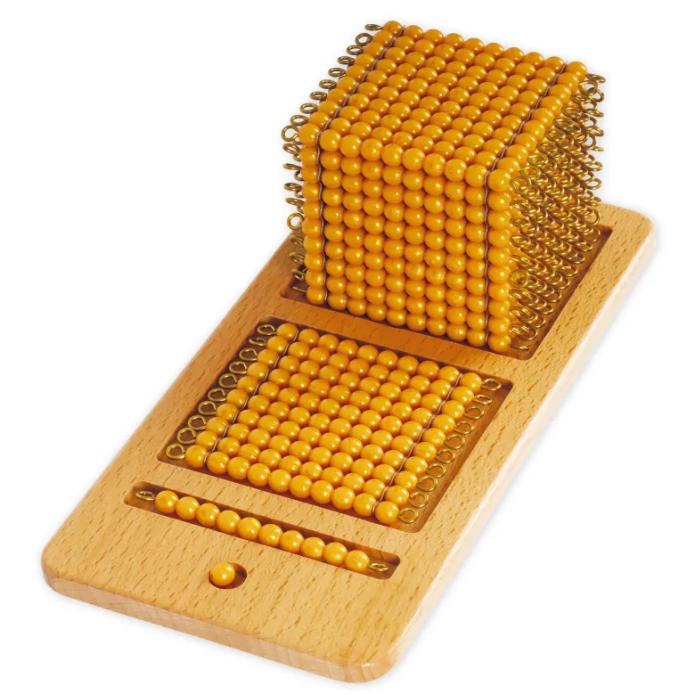TimeTEX Set Einführung Dezimalsystem und Zahlen 1-1000 "Montessori Premium"