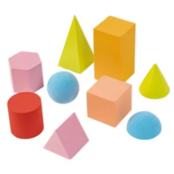 TimeTEX Set Flüster-Geometrie-Körper, 9-tlg.