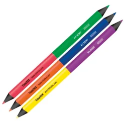 TimeTEX Set Jumbo-Leuchtmarker mit zwei Farbseiten, 3-kant, 3-tlg.