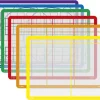 TimeTEX Set Rechenfelder-Folien A3, farbig, 6-tlg.
