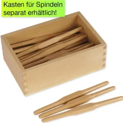 TimeTEX Spindelkästen 0-9, Druckschrift "Montessori Premium"