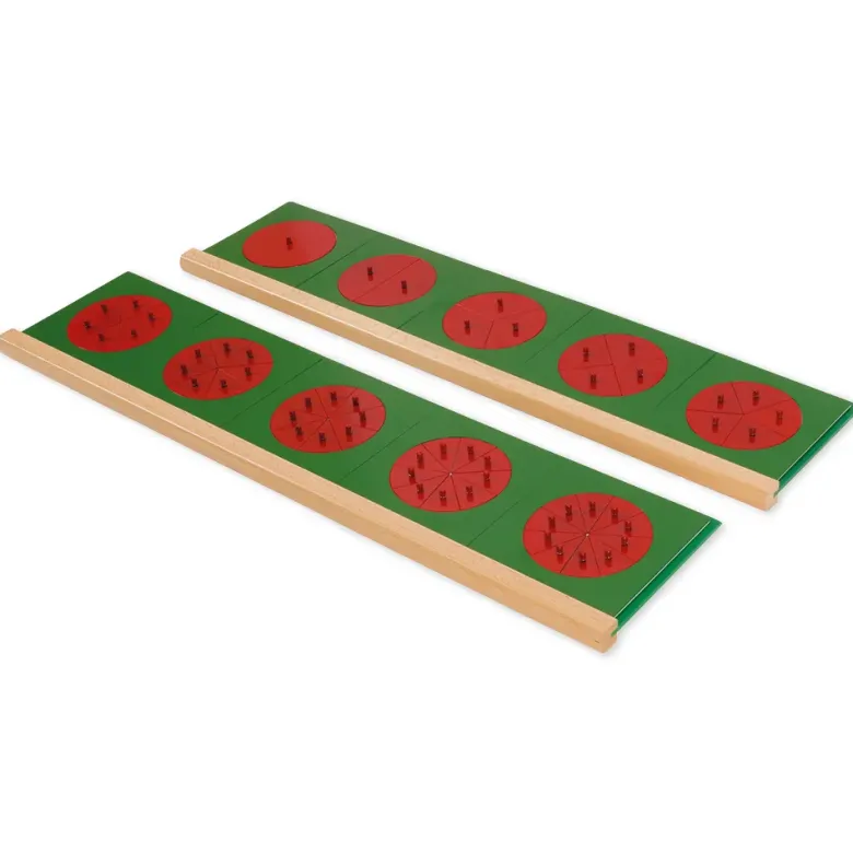 TimeTEX 2 Ständer für die Metallenen Bruchrechenkreise "Montessori Premium"