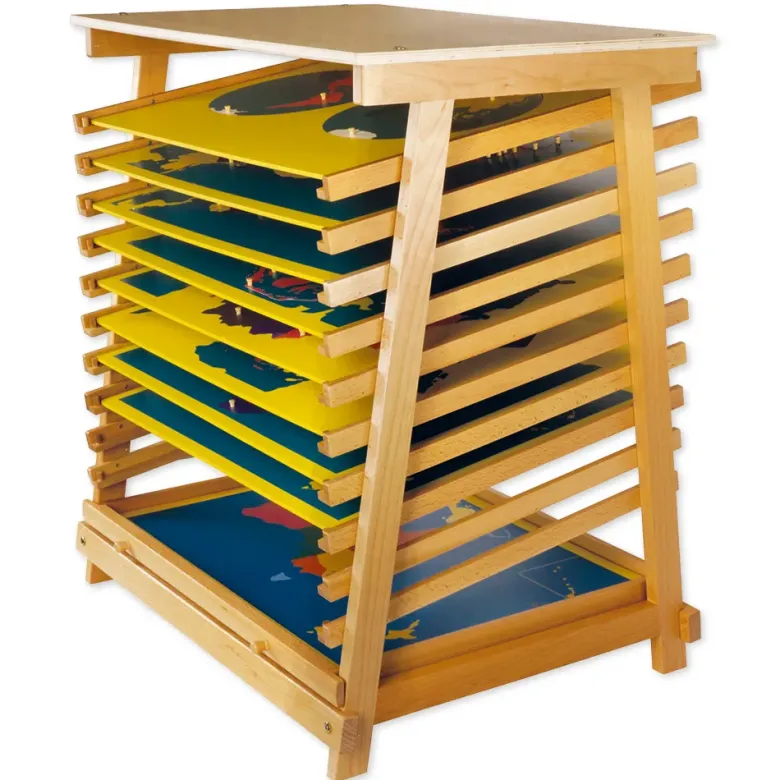 TimeTEX Ständer für 10 Puzzlekarten "Montessori Premium"