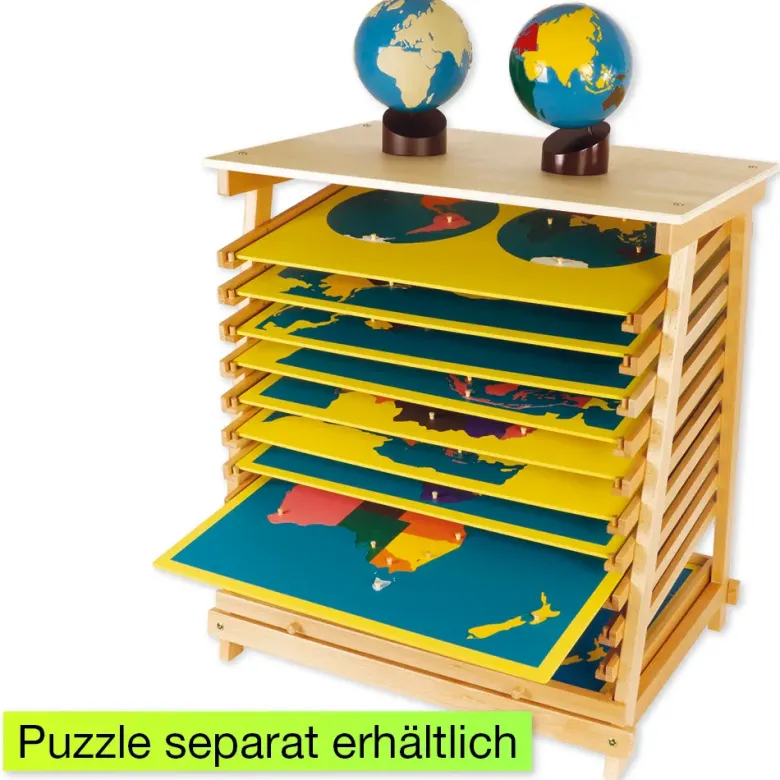 TimeTEX Ständer für 10 Puzzlekarten "Montessori Premium"