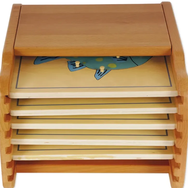 TimeTEX Ständer für 6 Tierpuzzles "Montessori Premium"