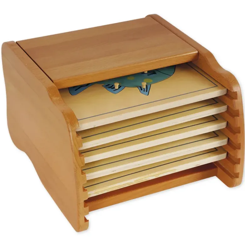 TimeTEX Ständer für 6 Tierpuzzles "Montessori Premium"
