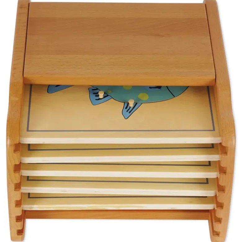 TimeTEX Ständer für 6 Tierpuzzles "Montessori Premium"