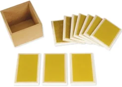 TimeTEX Tasttäfelchen, grob-fein "Montessori Premium"