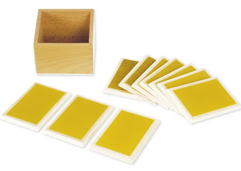 TimeTEX Tasttäfelchen, grob-fein "Montessori Premium"