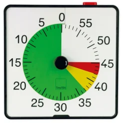 TimeTEX Timer "Countdown" XL, 32x32 cm, mit Ampelscheibe und Pausentaste
