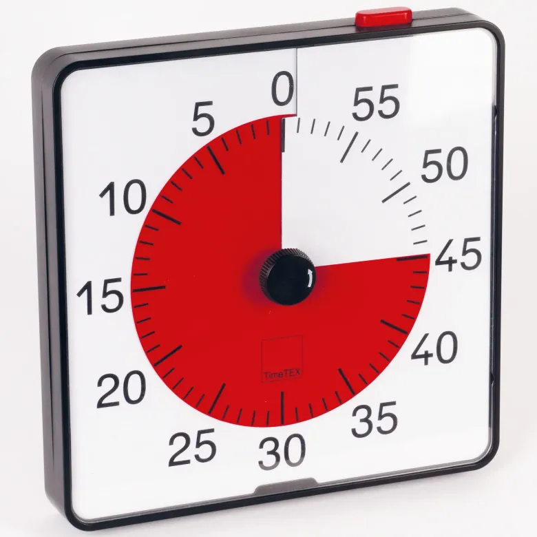 TimeTEX Timer "Countdown" XL, 32x32 cm, mit Pausentaste