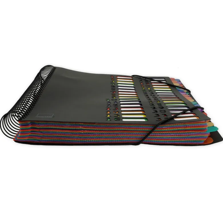 TimeTEX Tisch-Fächermappe 1-32 A4, farbig mit Verschlussgummi
