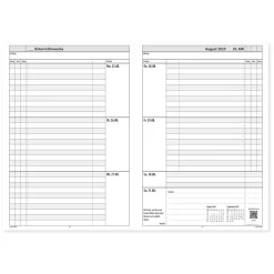 TimeTEX Trend-Schulplaner Hardcover A5-Plus, 2026/2027, lagune
