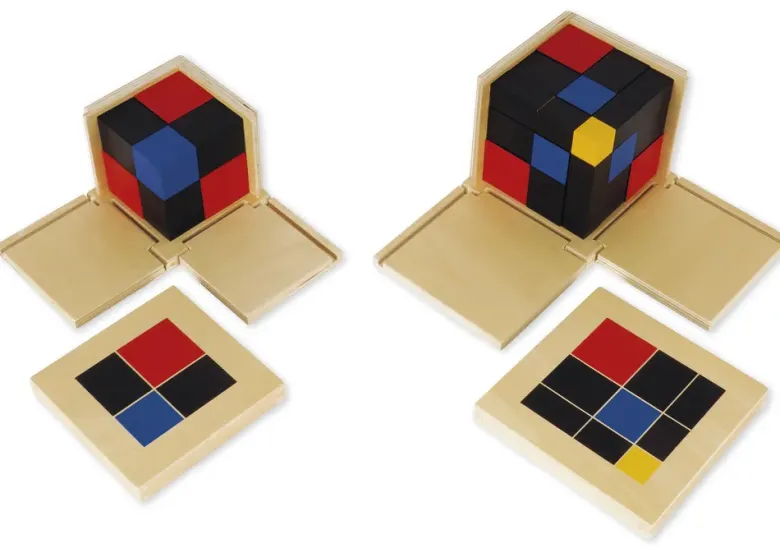 TimeTEX Trinomischer Würfel "Montessori Premium"