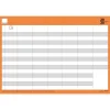 TimeTEX Wand-Stundenplan mit Stift + Klick-Fix-Halter