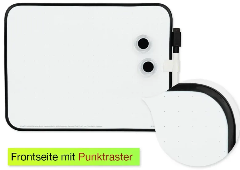 TimeTEX Whiteboard A4-Plus, 4-tlg., doppelseitig