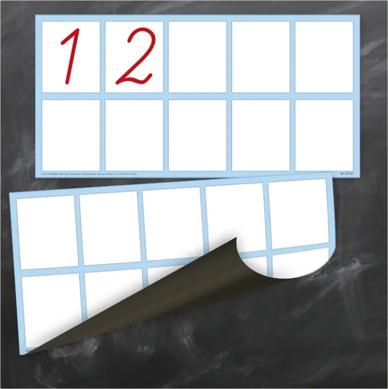 TimeTEX Whiteboard-Demo-Rechenkästchen, magnetisch, 2-tlg