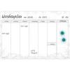 TimeTEX Whiteboard-Wochenplan A4 "Meine Woche", magnetisch, 4-tlg.