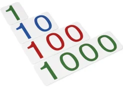 TimeTEX Zahlenkarten groß, 1-1.000, Kunststoff