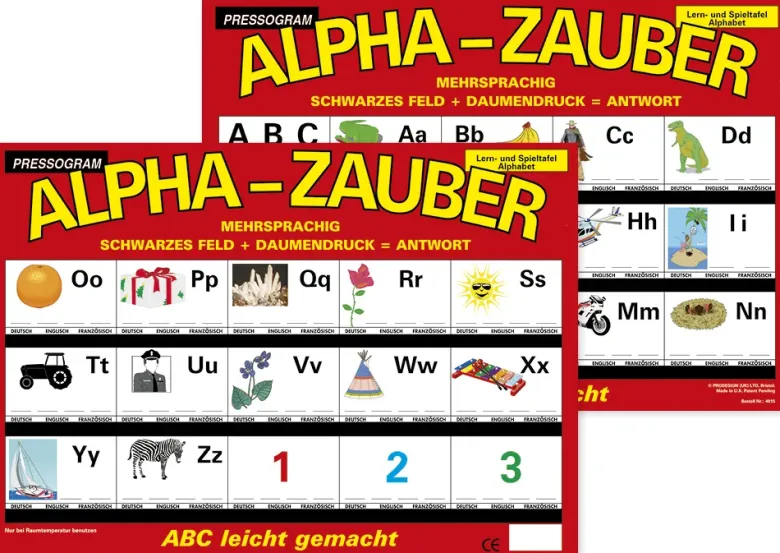 TimeTEX Zaubertafel "ABC" Mehrsprachig