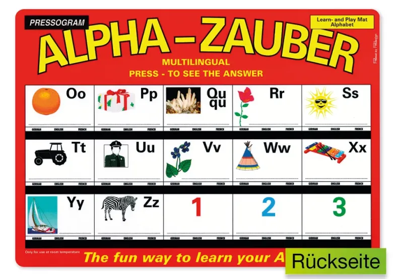 TimeTEX Zaubertafel "ABC" Mehrsprachig Englisch