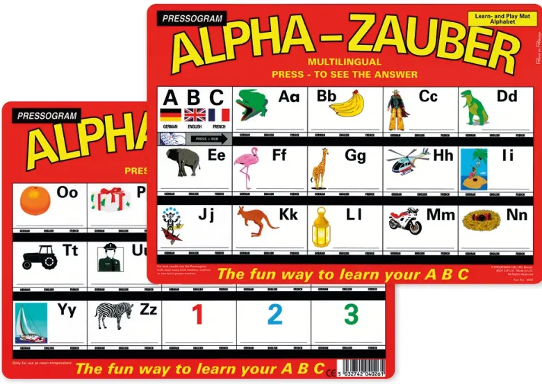 TimeTEX Zaubertafel "ABC" Mehrsprachig Englisch