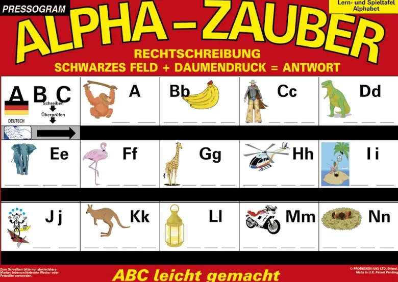 TimeTEX Zaubertafel "ABC" Rechtschreibung