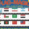 TimeTEX Zaubertafel "Flaggen-Zauber" Englisch Asien