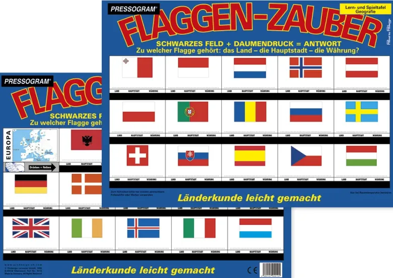 TimeTEX Zaubertafel "Flaggen-Zauber" Europa