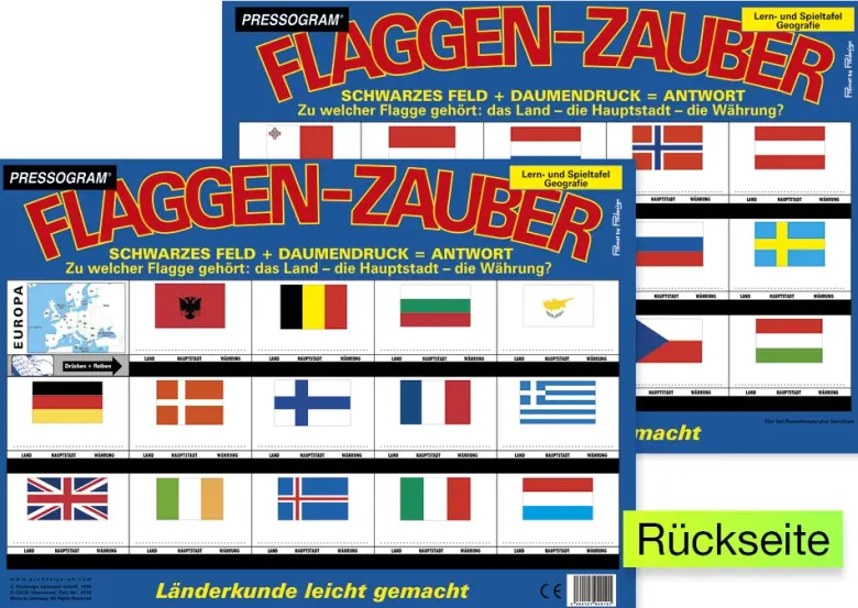 TimeTEX Zaubertafel "Flaggen-Zauber" Europa