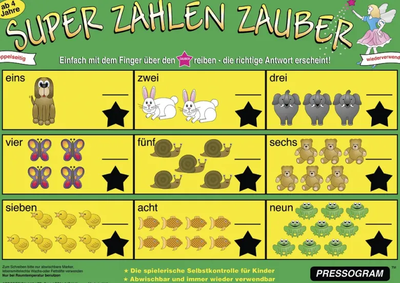 TimeTEX Zaubertafel "Mathematik" Bilder-Zauber