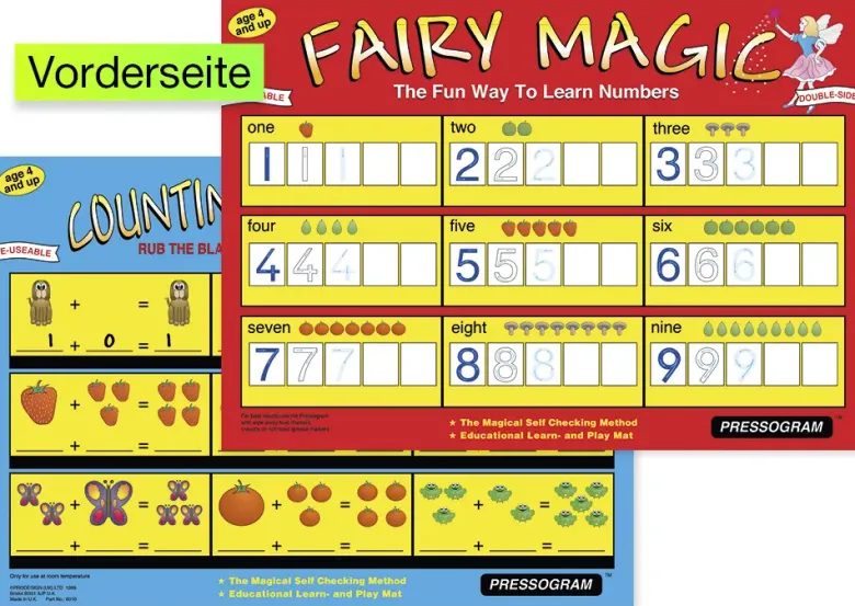 TimeTEX Zaubertafel "Mathematik" Englisch Rechen-Zauber