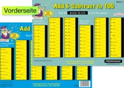TimeTEX Zaubertafel "Mathematik" Englisch Zahlenraum bis 100