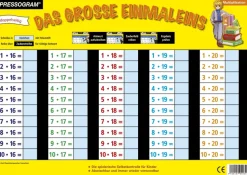 TimeTEX Zaubertafel "Mathematik" Großes 1 x 1