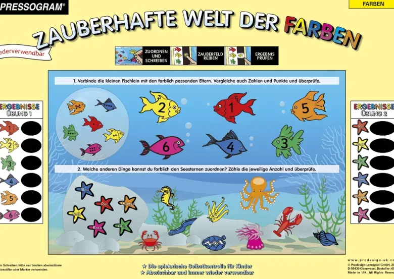 TimeTEX Zaubertafel "Welt der Farben"