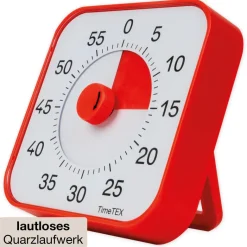 TimeTEX Zeitdauer-Uhr „lautlos“ ColorLINE, mit Pausentaste