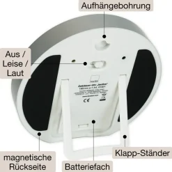 TimeTEX Zeitdauer-Uhr "lautlos" L, 19 cm ø