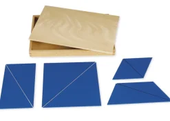 TimeTEX Zwölf Blaue Dreiecke "Montessori Premium"