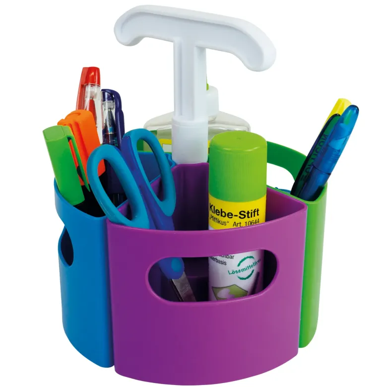 Tisch-Organizer "Basic", Kunststoff, 4-tlg.