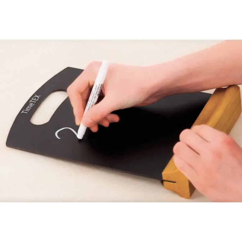 Tisch-Tafel A4 mit Standfuß und Grifföffnung