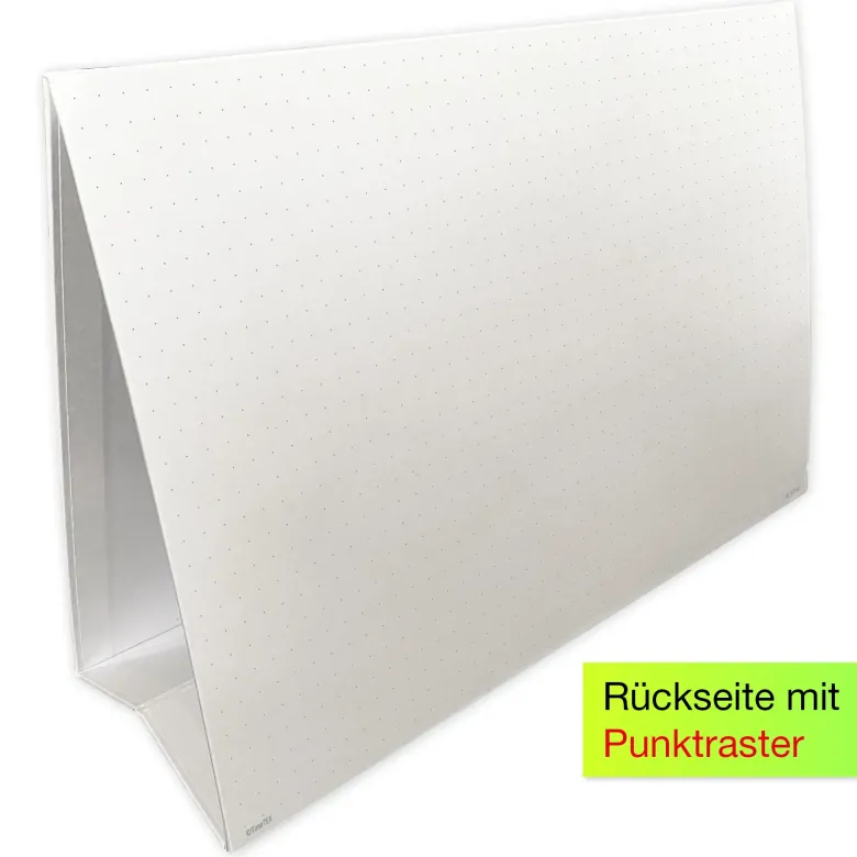 Tisch-Whiteboard A3 zum Aufstellen, magnethaftend