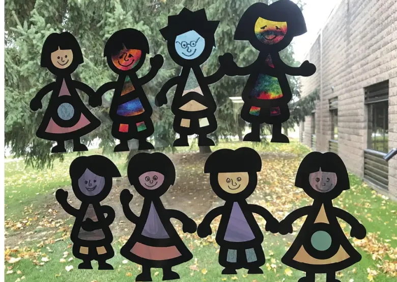 Transparentpapier-Rahmen "Freunde", 36 Stück