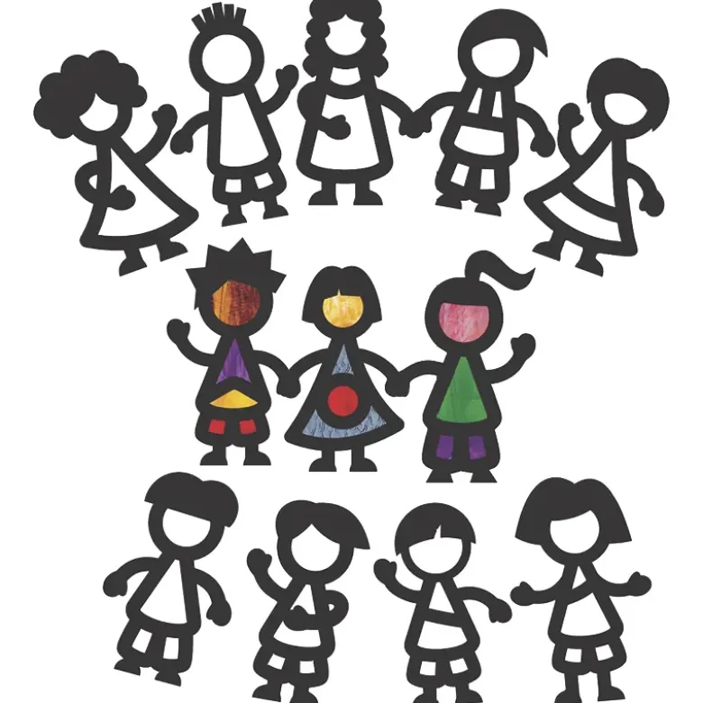 Transparentpapier-Rahmen "Freunde", 36 Stück