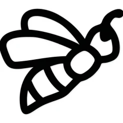 Transparentpapier-Rahmen "Insekten", 24 Stück