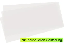 Transparentpapier weiß 15,5x37 cm, 25 Bogen