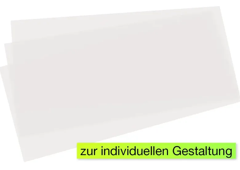 Transparentpapier weiß 15,5x37 cm, 25 Bogen