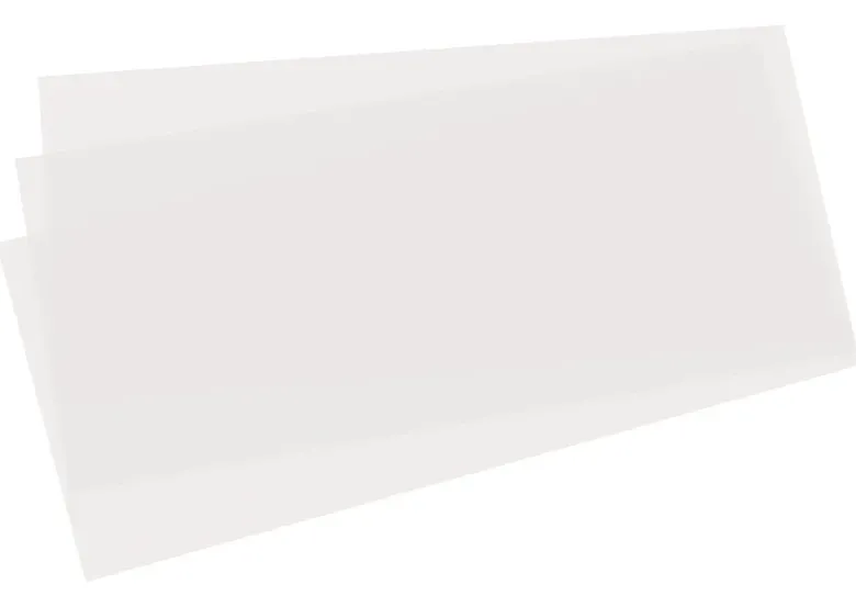 Transparentpapier weiß 22x51 cm, 25 Bogen
