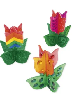 Tulpe aus Holz, 12 Stück