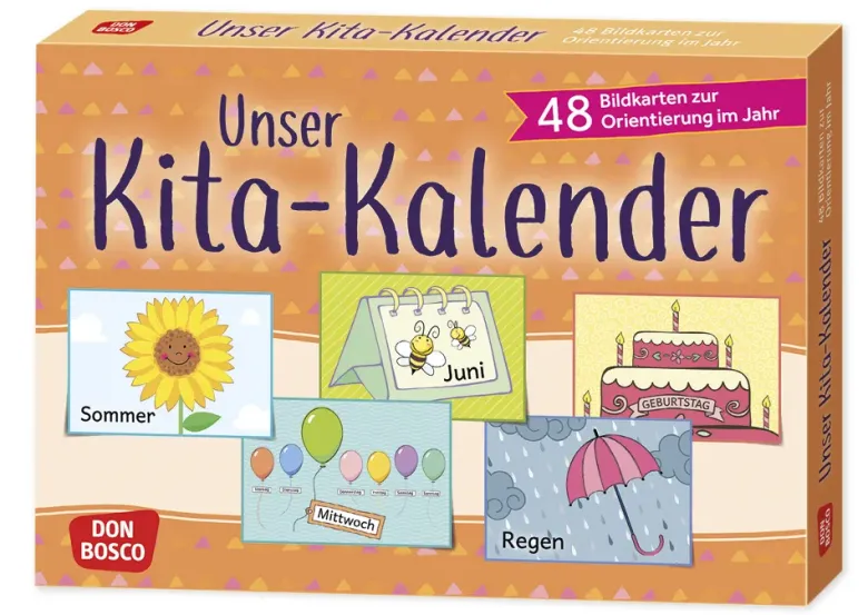 Unser Kita-Kalender - 48 Bildkarten zur Orientierung im Jahr