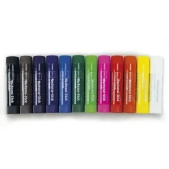 Wachsmal-Sticks 12 Farben als Drehstift